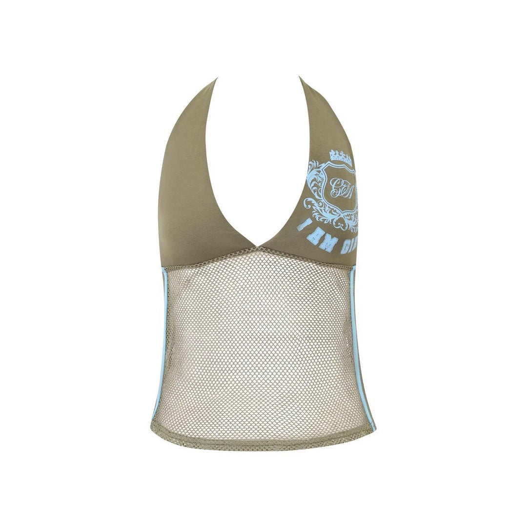 Damen Sportliches Netzoberteil mit stylishen Streifen R&B