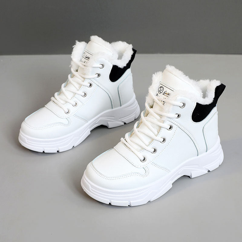 Damen gefütterte High-Top Sneaker R&B
