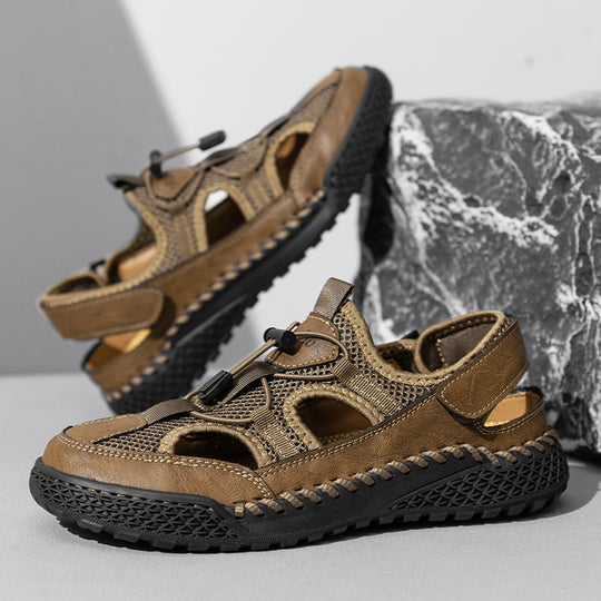 Damen Freizeit-Sandalen mit verstellbarem Riemen und atmungsaktivem Obermaterial R&B