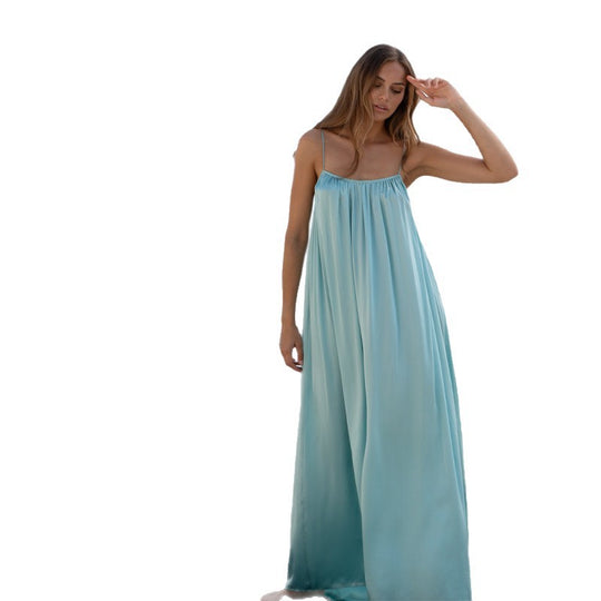 Damen Luftiges Maxikleid mit feinen Spaghettiträgern R&B