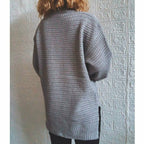 R&B | Fester Strickpullover mit Geripptem Muster