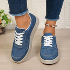 Damen Bequeme und trendige Sneakers mit strapazierfähigem Obermaterial und dämpfender Sohle R&B