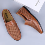 Damen bequeme Slip-On Schuhe mit atmungsaktivem Obermaterial und rutschfester Sohle