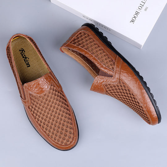 Damen bequeme Slip-On Schuhe mit atmungsaktivem Obermaterial und rutschfester Sohle R&B