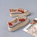 Damen Bequeme Sneakers mit luftigen Mesh-Einsätzen und auffälligem Design R&B