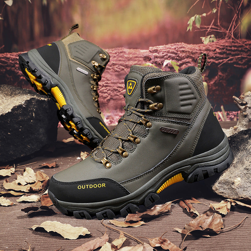Herren All-Terrain Wanderstiefel mit hohem Knöchelschutz und griffiger Sohle R&B