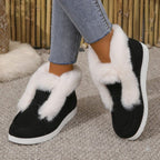 Damen Fleecegefütterte Freizeitschuhe mit bequemem Schnitt und rutschfester Sohle R&B