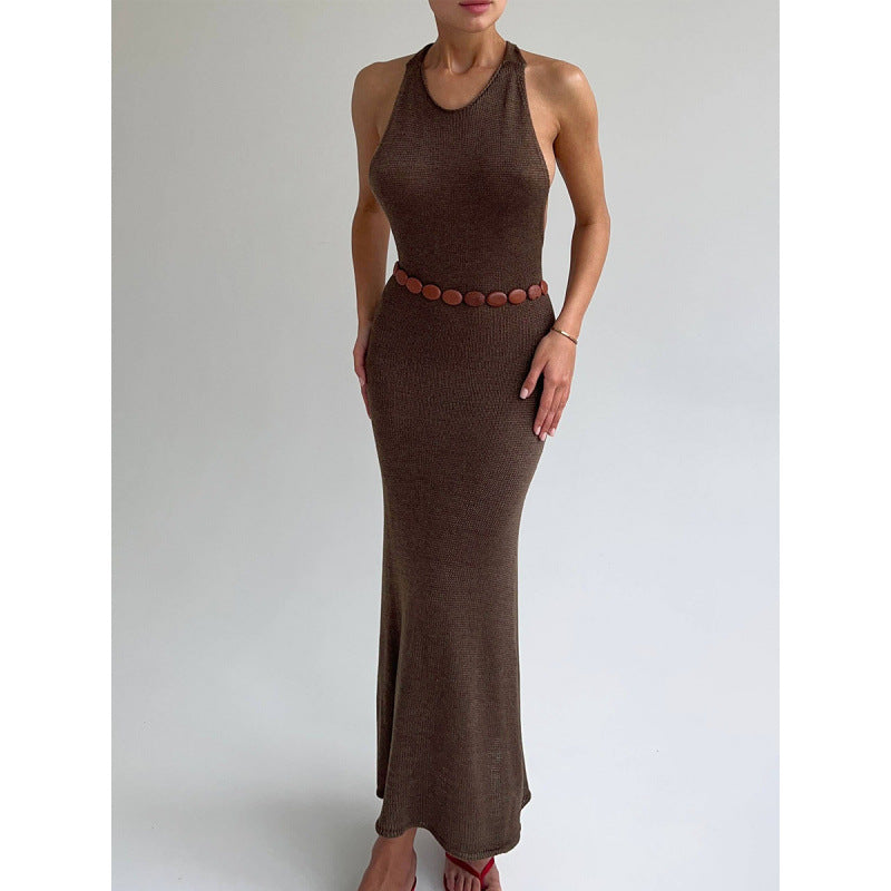 Damen Figurbetontes Maxikleid mit eleganter Raffung R&B