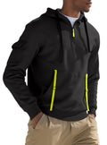 Herren Sportlicher Kapuzenpullover mit stylischen Reißverschlusstaschen R&B