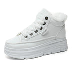 Damen High-Top Sneakers mit warmem Innenfutter und rutschfester Sohle R&B