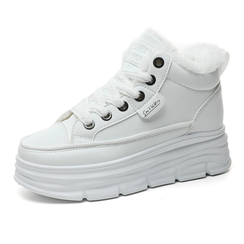 Damen High-Top Sneakers mit warmem Innenfutter und rutschfester Sohle R&B