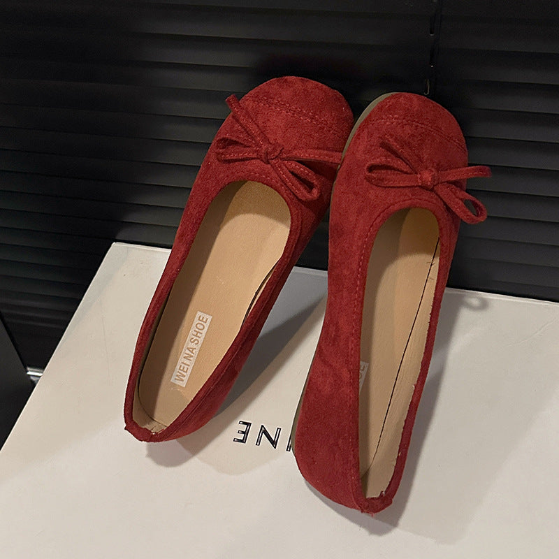 Damen Ballerina-Schuhe mit elegantem Schleifendetail R&B
