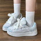 Damen Sportliche Sneaker mit verspieltem Design und rutschfester Sohle