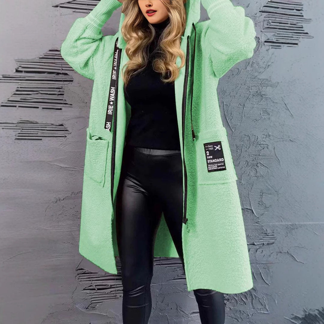 Damen Kuschelige Teddyjacke mit praktischen Taschen R&B