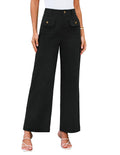Damen weite Stoffhose mit praktischen Taschen R&B