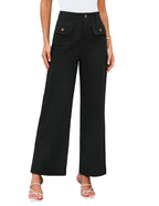 Damen weite Stoffhose mit praktischen Taschen R&B