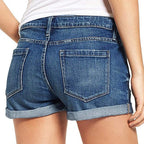 Damen Jeans-Shorts im lässigen Destroyed-Look R&B