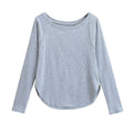 Damen lässiges Langarmshirt