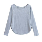 Damen lässiges Langarmshirt