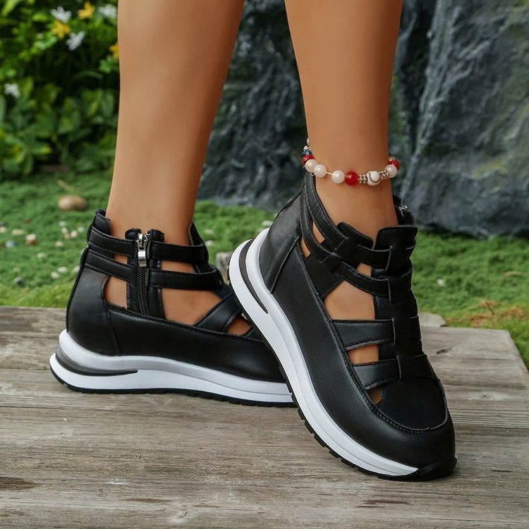 Damen Sportliche High-Top Sneakers mit atmungsaktivem Obermaterial R&B