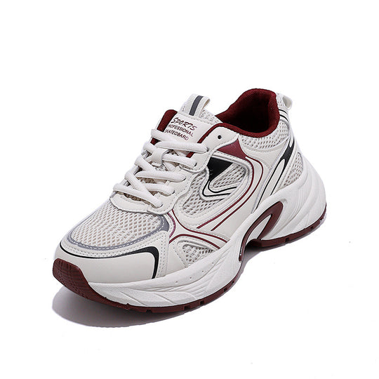Damen Sportliche Sneakers mit stoßdämpfendem Obermaterial und atmungsaktiver Mesh-Oberfläche R&B