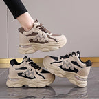 Damen Chunky Sneakers mit optimaler Dämpfung und sportlicher Oberflächenstruktur