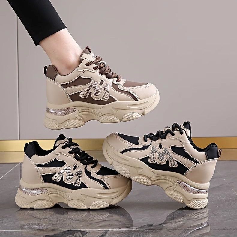 Damen Chunky Sneakers mit optimaler Dämpfung und sportlicher Oberflächenstruktur