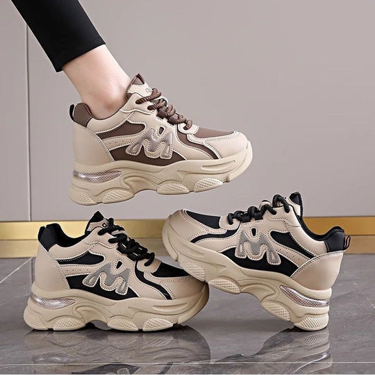 Damen Chunky Sneakers mit optimaler Dämpfung und sportlicher Oberflächenstruktur R&B