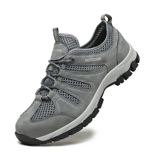 Damen Outdoor-Sneaker mit atmungsaktivem Mesh-Obermaterial und rutschfester Sohle R&B