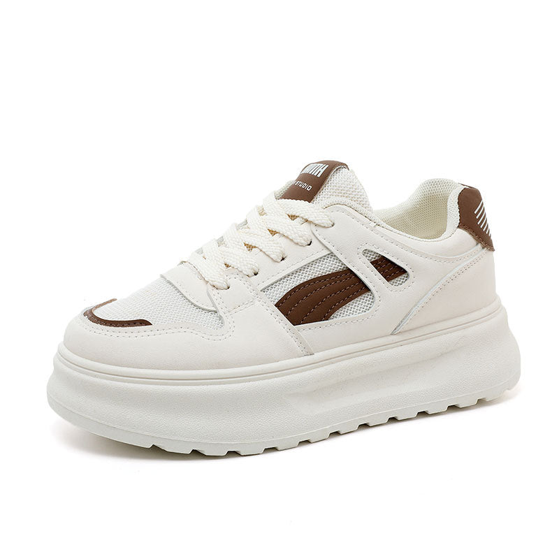 Damen modische Chunky Sneakers mit atmungsaktiver Mesh-Oberfläche und robustem Profil R&B