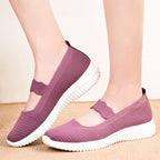 Damen Sportliche Slipper mit elastischem Bändchen R&B