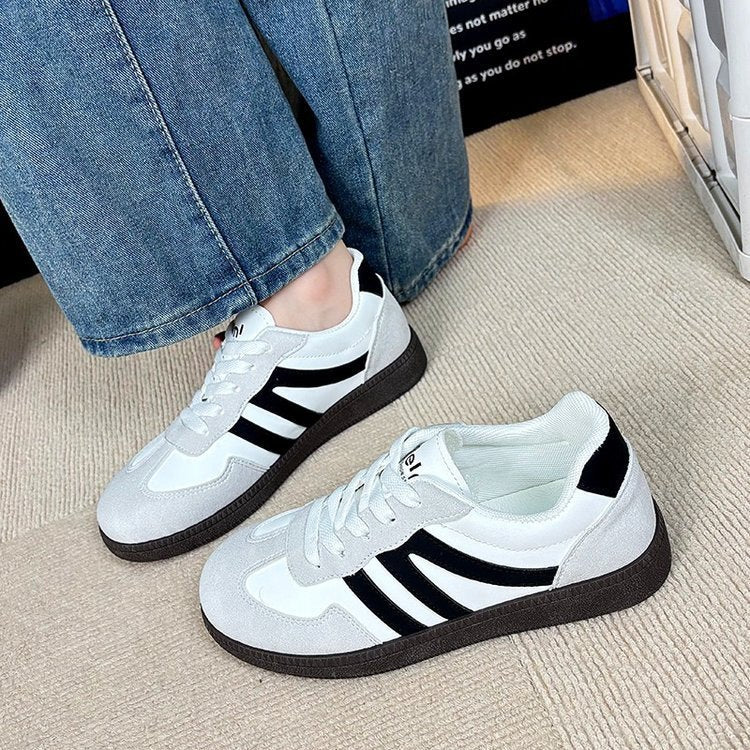 Damen Sportliche Sneakers mit atmungsaktiver Oberflächenstruktur und rutschfester Sohle R&B
