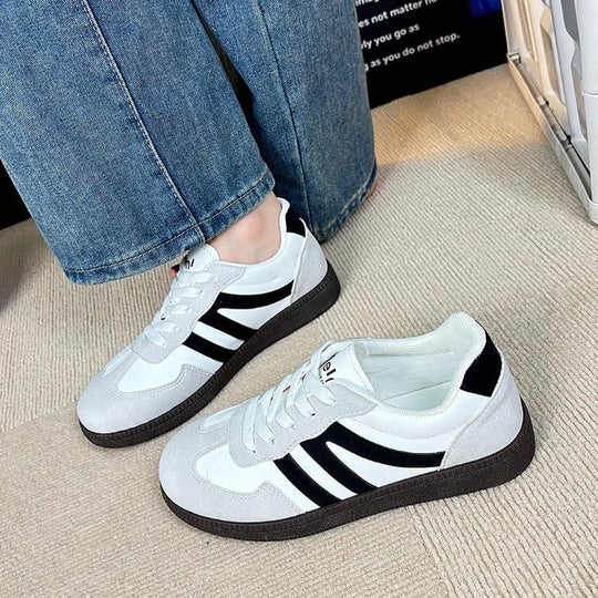 Damen Sportliche Sneakers mit atmungsaktiver Oberflächenstruktur und rutschfester Sohle R&B