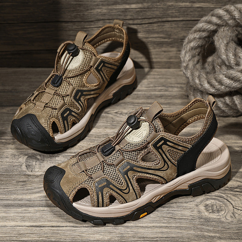 Damen Sportliche Mesh-Sandalen mit innovativem Schnellschnürsystem R&B