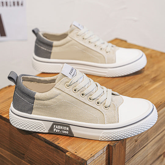 Damen Modische Sneakers mit stylischer Oberflächenkombination und komfortabler Dämpfung R&B