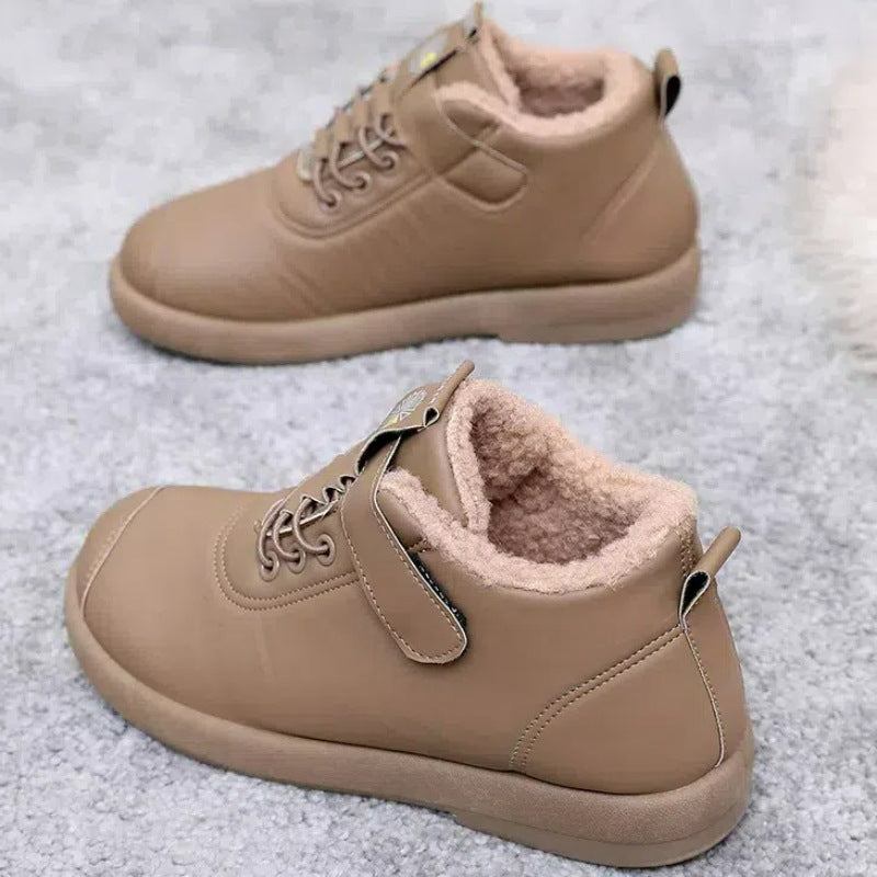 Damen Winter-Sneakerstiefel mit Fleece-Futter | Große Größen