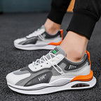 Damen Sportliche Sneakers mit atmungsaktiver Netzstruktur und stoßdämpfendem Sohlenprofil R&B