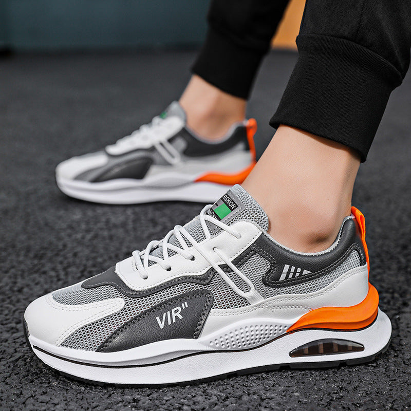 Damen Sportliche Sneakers mit atmungsaktiver Netzstruktur und stoßdämpfendem Sohlenprofil R&B