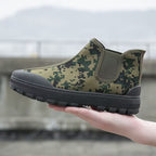 Damen Camouflage-Stiefeletten mit flexiblem Sohlenprofil R&B