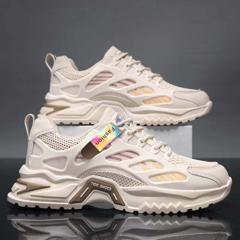 Damen Sneakers mit atmungsaktiver Mesh-Oberfläche und stoßdämpfender Sohle