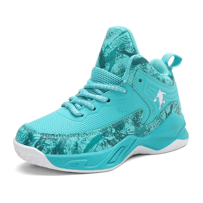Damen Basketball Sneakers mit atmungsaktiver Mesh-Oberfläche und stoßdämpfendem Fußbett R&B