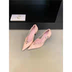 Damen Slingback Pumps mit raffinierter Schleifenverzierung R&B