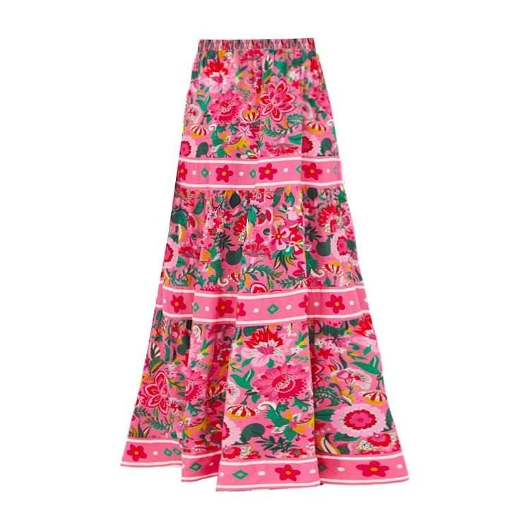 Damen Floral Motive Badeanzug mit verspieltem Trägerdesign R&B