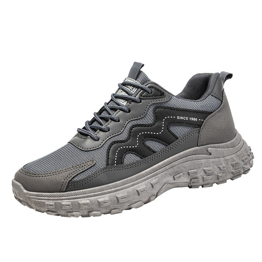 Damen Sportliche Trekking-Sneaker mit rutschfester Sohle und atmungsaktivem Mesh-Obermaterial R&B