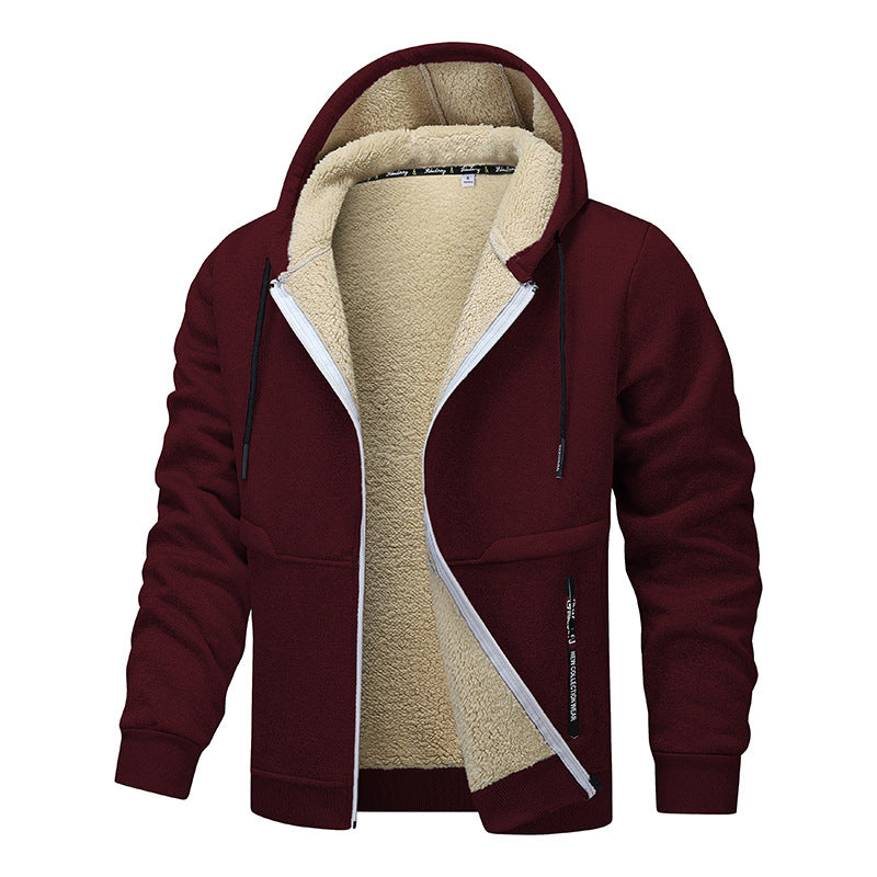 Herren warme Fleecejacke mit funktionalem Schnitt R&B