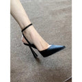 Damen elegante Slingback Pumps mit hohem Absatz R&B