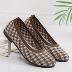 Damen Modische Ballerinas mit atmungsaktivem Strickoberteil R&B