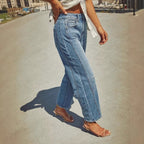 Damen Hochbundige Jeans R&B