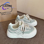 Damen Sneakers mit trendigem Sternen-Applikation und komfortabler Laufsohle