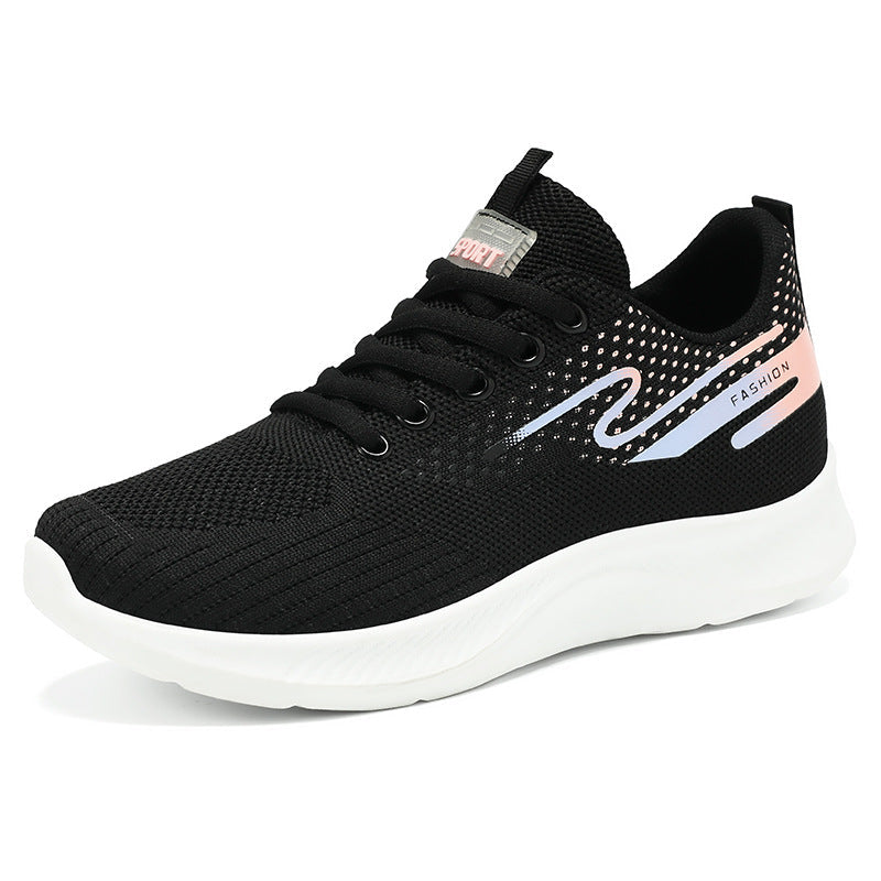 Damen Sportliche Sneakers mit atmungsaktiver Netzstruktur und dämpfender Sohle R&B